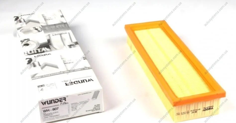 Фільтр повітряний Renault Kangoo 1.4i/Citroen Berlingo/Peugeot Partner 1.8i 97- Wunder-filter WH 807 (фото 1)