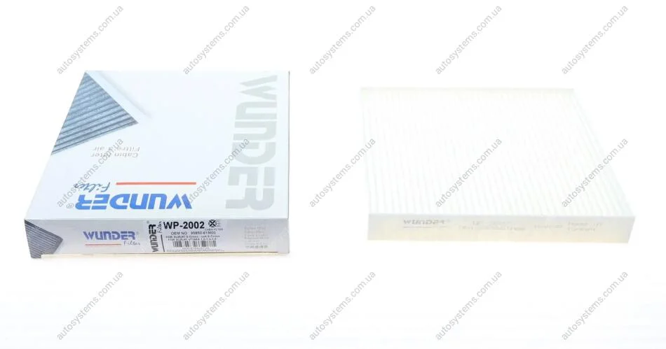 Фільтр салону Subaru Impreza/Suzuki SX4 S-cross/Vitara 1.4-2.5 92- Wunder-filter WP 2002 (фото 1)