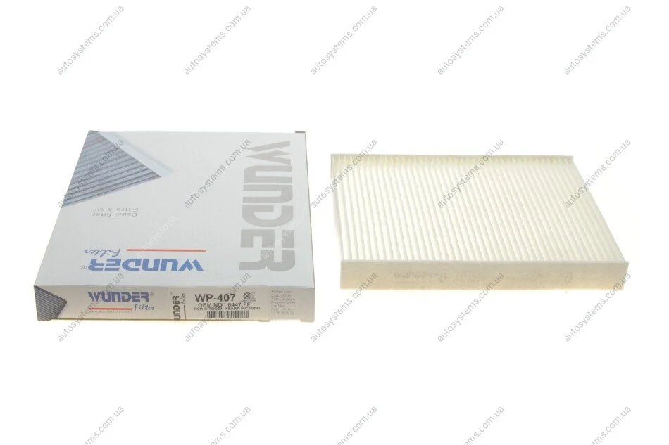 Фільтр салону Citroen Xsara Picasso 99-12 Wunder-filter WP 407 (фото 1)