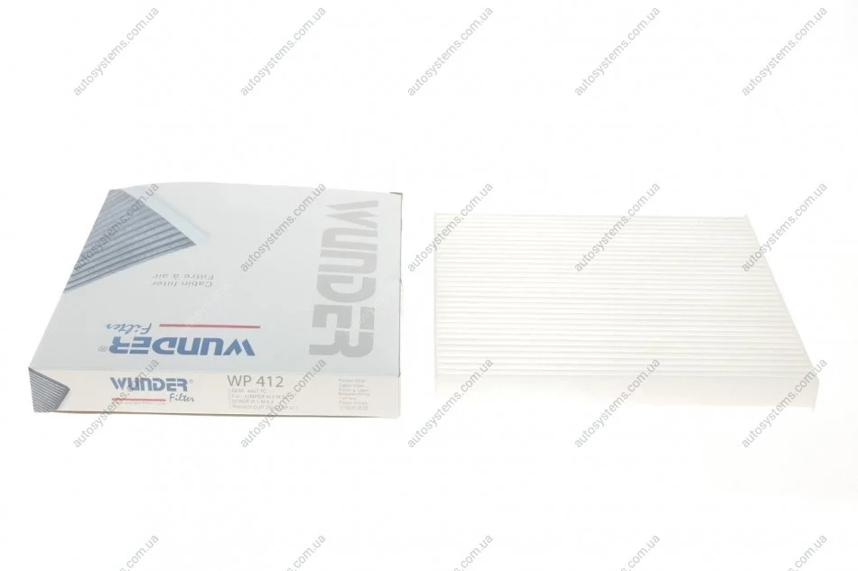 Фільтр салону Fiat Ducato/Citroen Jumper/Peugeot Boxer 06- Wunder-filter WP 412 (фото 1)
