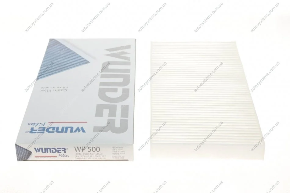 Фільтр салону Ford Focus/Connect 1.8 DI/TDCi 02- Wunder-filter WP 500 (фото 1)