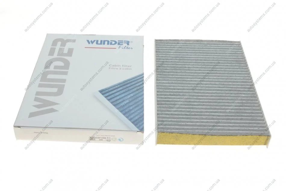 Фільтр салону Audi A6 1.8-2.8 (benzin)/1.9-2.5TDI -05 (вугільний) Wunder-filter WPK 110 (фото 1)