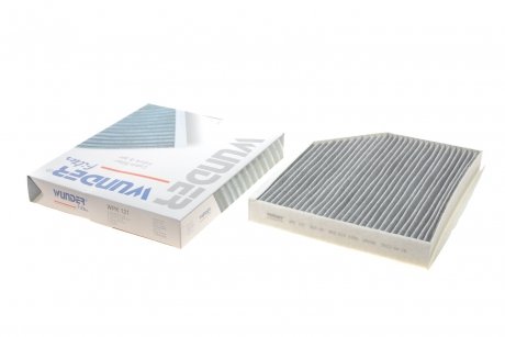 Фільтр салону Audi A4/A6 1.8-4.2TFSI 07- (вугільний) Wunder-filter WPK 121