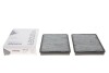 Фільтр салону BMW 5 (E39) (вугільний) (к-кт 2 шт.) Wunder-filter WPK 203 (фото 1)