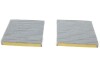 Фільтр салону BMW X3 (F25)/X4 (F26) 2.0/3.0D 10- (вугільний) (к-кт 2 шт.) Wunder-filter WPK 223 (фото 3)
