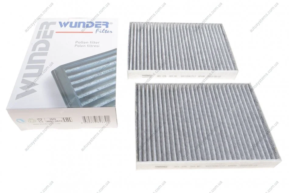 Фільтр салону BMW 5 (G30)/7(G11/G12) 15- (вугільний) Wunder-filter WPK 225 (фото 1)