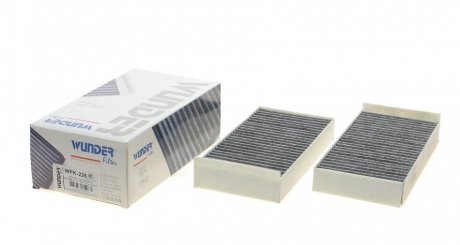 Фільтр салону BMW X1 14-/X2 (F39) 17-/I3 13- (вугільний) (к-кт 2 шт) Wunder-filter WPK 226