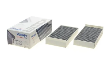 Фільтр салону BMW X1 14-/X2 (F39) 17-/I3 13- (вугільний) (к-кт 2 шт) Wunder-filter WPK 226