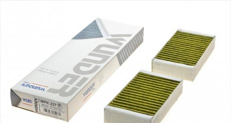 Фільтр салону BMW X3 (F25)/X4 (F26) 2.0/3.0D 10-18 (вугільний) Wunder-filter WPK 227
