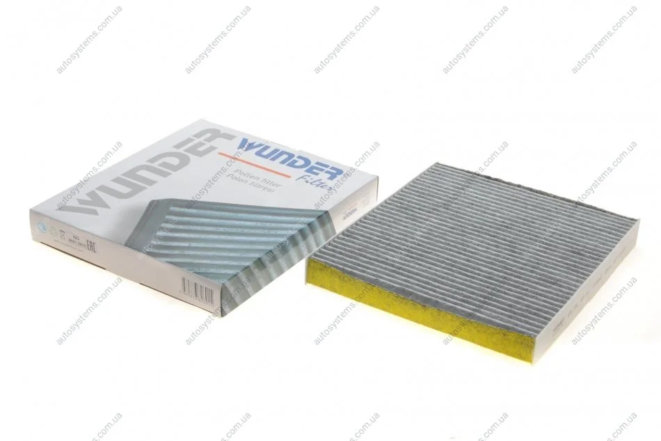 Фільтр салону Opel Astra F/G/H 96- (BEHR) (вугільний) Wunder-filter WPK 306 (фото 1)