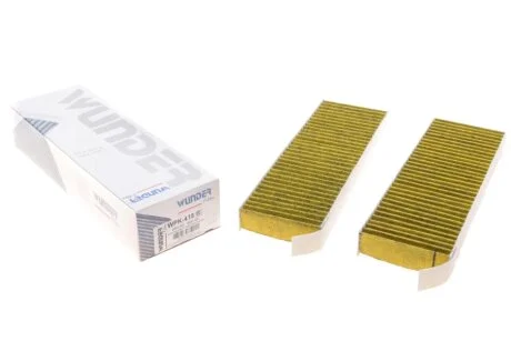 Фільтр салону Citroen Berlingo/Peugeot Partner 08- (к-кт 2шт.) (вугільний) Wunder-filter WPK 415