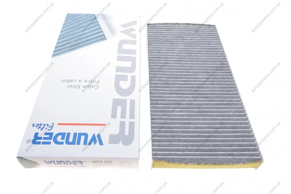 Фільтр салону Ford Focus/Connect 1.8Di 02- (вугільний) Wunder-filter WPK 500 (фото 1)
