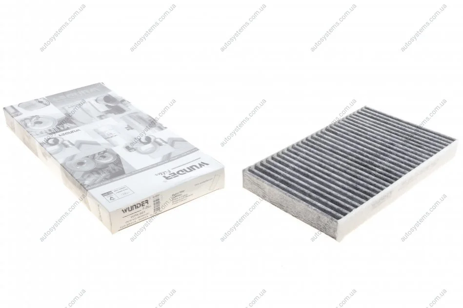 Фільтр салону Fiat Bravo/Brava/Marea 96-02/Iveco Daily 3.0HTP 99-06 (вугільний) Wunder-filter WPK 601 (фото 1)