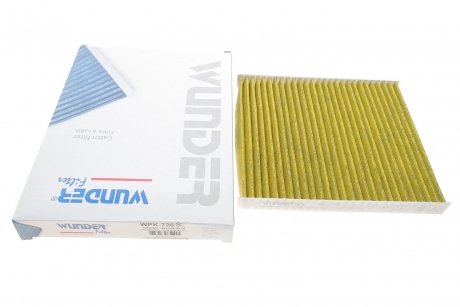 Фільтр салону Skoda Fabia/Roomster/VW Polo 99-10 (вугільний) Wunder-filter WPK 720