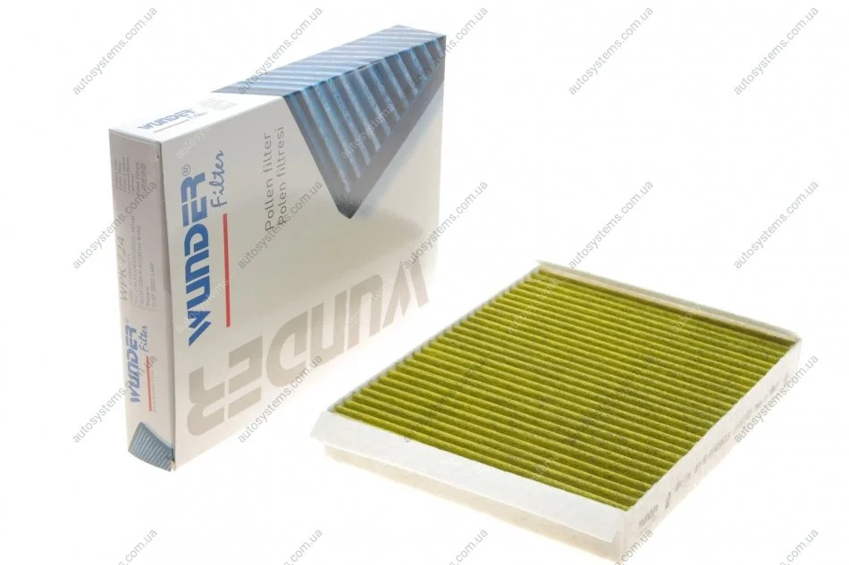 Фільтр салону MB C-class (W205)/E-class (W213) (вугільний) Wunder-filter WPK 724 (фото 1)
