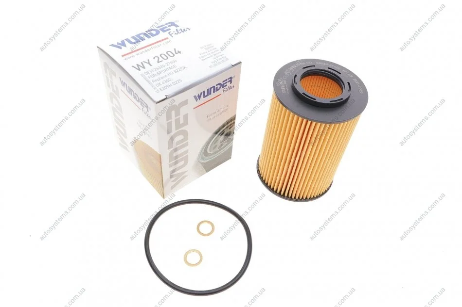 Фільтр масляний Hyundai Tucson/Kia Sportage 2.0 CRDi 06- Wunder-filter WY 2004 (фото 1)