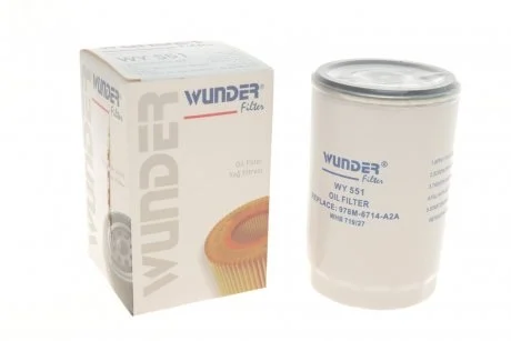 Фільтр масляний Ford Fiesta 1.4i 01-08 Wunder-filter WY 551