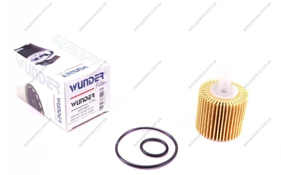 Фільтр масляний Toyota Yaris 1.3 08- Wunder-filter WY 907 (фото 1)