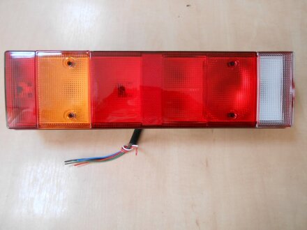 Фонарь задний 7сек. левый с кабелем с LED подсветкой номера без фишки YÜCEPLAST YP-83L