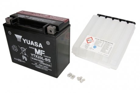 Аккумулятор YUASA YTX20L-BS YUASA (фото 1)
