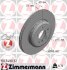 Диск гальмівний (задній) BMW 5 (F10/F11)/6 (F06/F13)/ 7 (F01-04) 09- (345x24) (з покриттям) (вент.) ZIMMERMANN 150.3480.32 (фото 1)