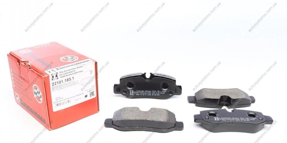 Колодки гальмівні (задні) MB Vito (W447) 14- (Brembo) ZIMMERMANN 22101.185.1 (фото 1)