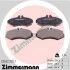 Колодки гальмівні (передні) MB Vito (W638) 96- (Bendix-Bosch) ZIMMERMANN 23022.205.1 (фото 2)