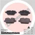 Колодки гальмівні (задні) BMW 3 (E90/E92) 04-11/1 (E81/82/87) 03-13 (Lucas-Girling) ZIMMERMANN 23623.170.1 (фото 5)