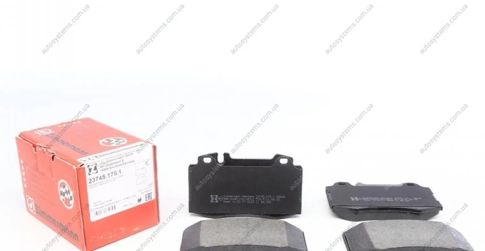 Колодки тормозные дисковые, к-кт ZIMMERMANN 237451751 (фото 1)