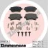 Колодки гальмівні (задні) VW Caddy 03-15 (Lucas-Girling) (з аксесуарами) ZIMMERMANN 23914.170.2 (фото 2)
