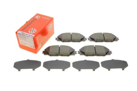 Колодки гальмівні (передні) Toyota RAV4 2.0-3.5/Prius 1.8 05- (AKEBONO) ZIMMERMANN 24337.175.1