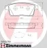 Колодки гальмівні (задні) Mazda CX-7 2.2-2.5/CX-9 3.5/3.7 06- (Akebono) ZIMMERMANN 24545.170.1 (фото 2)