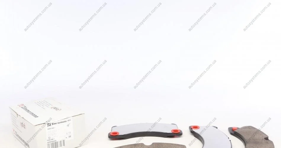Колодки гальмівні (передні) Porsche Cayenne 07-/VW Touareg 02- (Brembo) (з низьким продукуванням пилу) ZIMMERMANN 24553.960.1 (фото 1)