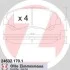 Колодки гальмівні (передні) Nissan Qashqai/X-Trail 07-13 (141.9x58.8x17) (Sumitomo, Akebono) ZIMMERMANN 24632.170.1 (фото 1)