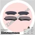 Колодки гальмівні (передні) Nissan Qashqai/X-Trail 07-13 (141.9x58.8x17) (Sumitomo, Akebono) ZIMMERMANN 24632.170.1 (фото 2)