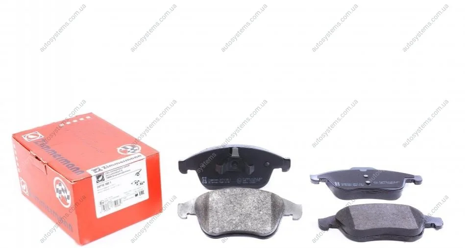 Колодки гальмівні (передні) Renault Megane III/Laguna III/Scenic III 1.5dCi/2.0dCi 07- (Ate-Teves) ZIMMERMANN 24710.180.1 (фото 1)