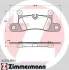 Колодки гальмівні (задні) VW Touareg/Porsche Cayenne 10- (187.4x76x17) (Brembo) ZIMMERMANN 24721.170.1 (фото 2)