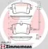 Колодки гальмівні (задні) Audi A4/A5/A6/A8 09- / A7 Sportback 13-18 (Lucas) (з датчиками) ZIMMERMANN 25214.175.2 (фото 7)