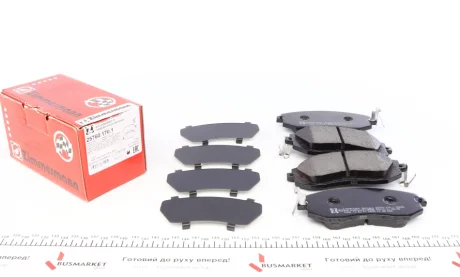 Колодки гальмівні (передні) Toyota GT 86/Subaru Forester/Impreza/Legace V/Outback/XV 12- (Sumitomo) ZIMMERMANN 25760.170.1