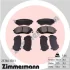 Колодки гальмівні (передні) Toyota GT 86/Subaru Forester/Impreza/Legace V/Outback/XV 12- (Sumitomo) ZIMMERMANN 25760.170.1 (фото 5)
