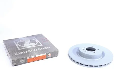 Диск гальмівний (передній) Land Rover Discovery IV 09-/Range Rover Sport 09-13 (360x30)(з покр)(вент) ZIMMERMANN 450.5202.20